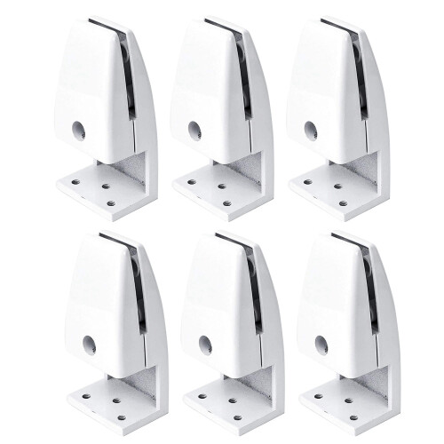 6Pcs Sneeze Guard Clamp Bracket Desk Partition Clamp Support for Thick
