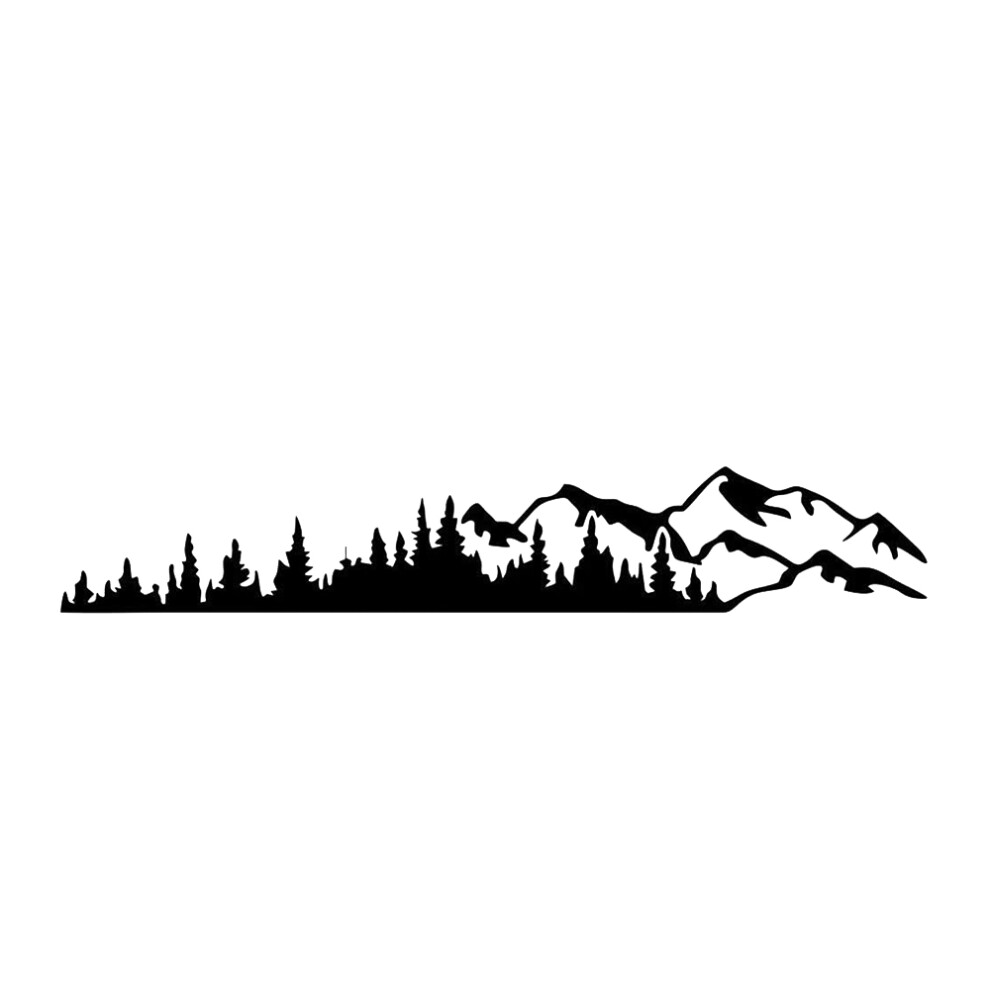 Rv Motorhome Side Body Window Bumper Sticker Mountain Tree Decal Sticker Decoration For Car Rv Truck 4851379797345