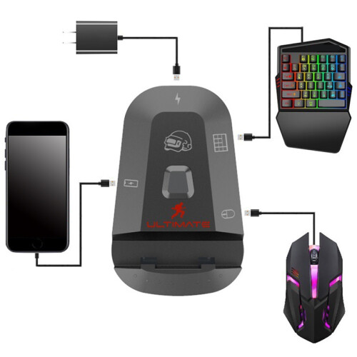 PUBG Mobile Gamepad Controller USB Gaming Keyboard Mouse Converter for IOS 13.4 Android to PC Bluetooth 5.0 Adapter 2
