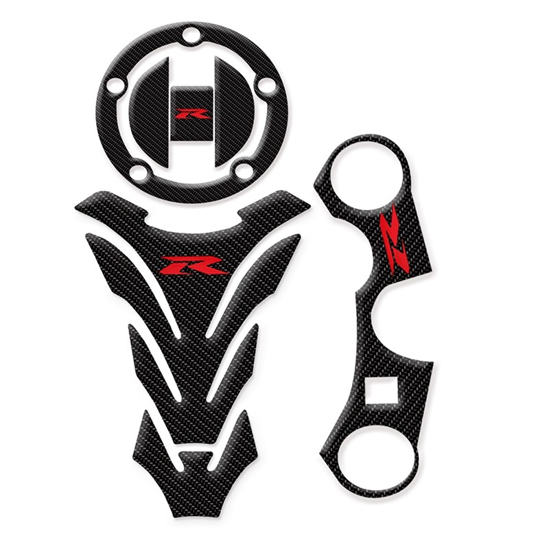 Carbon Fuel Tank Cap Sticker Pad for GSXR 1000 2003-2004 GSXR 600 750 ...