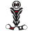Carbon Fuel Tank Cap Sticker Pad for GSXR 600 750 2006-2010 6