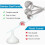 Metal Funnels for Filling Bottles Stainless Steel Small Funnel Set, 3 in Bottle Funnel Transferring Liquids 8