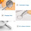 Metal Funnels for Filling Bottles Stainless Steel Small Funnel Set, 3 in Bottle Funnel Transferring Liquids 4