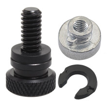 Seat Mount Bolt Screw 1/4inch 20 Thread Seat Bolt Saddle Screw Nut for Touring Street Glide Road Glide Ultra