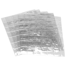 10 Pcs 42 Pockets Clear Coin Holders Folder Sheets Storage Collection Album Creative Pvc Albums Col