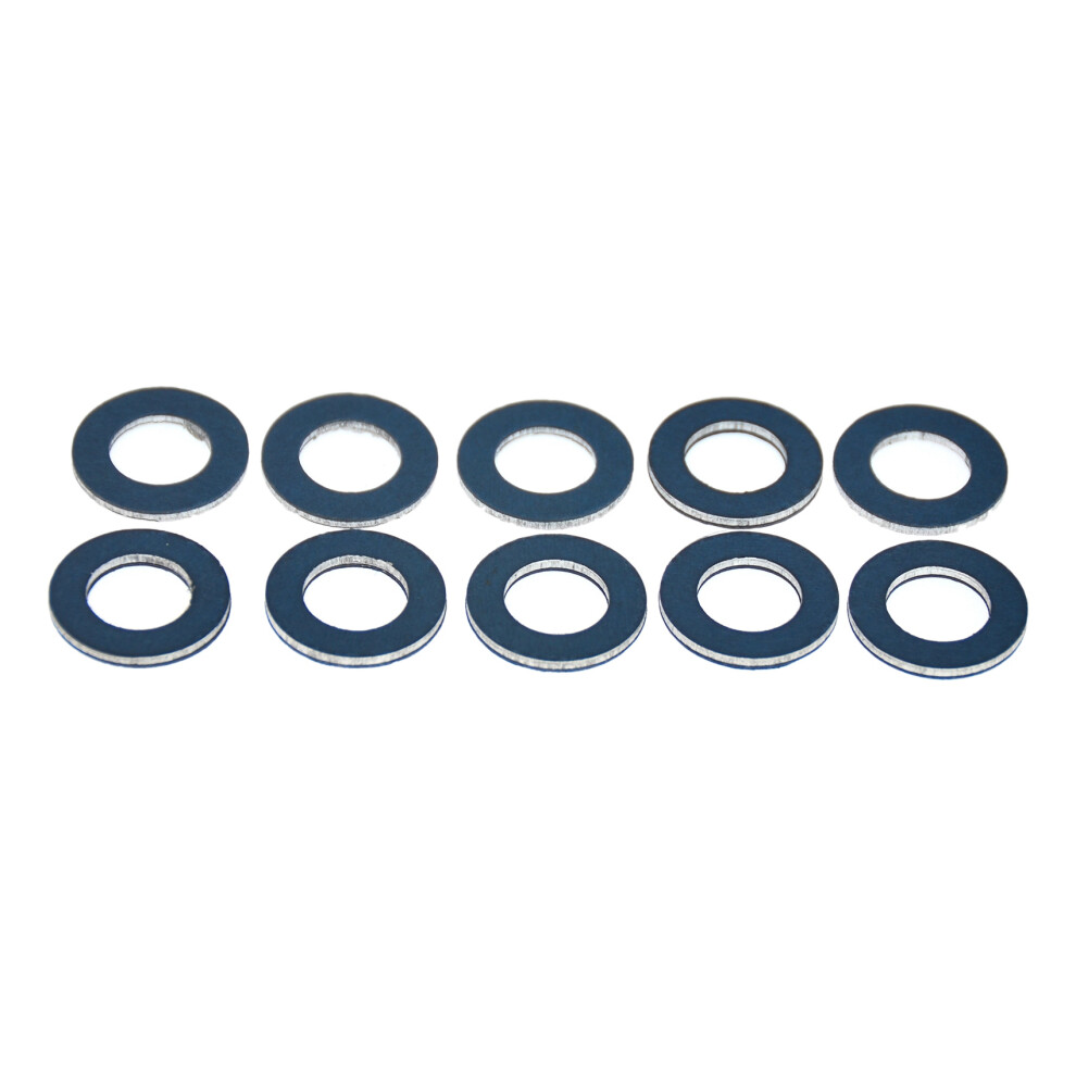 10Pcs 90430-12031 Car Oil Drain Plug Washers Gasket 12Mm Hole For 9043012031 4851379798854