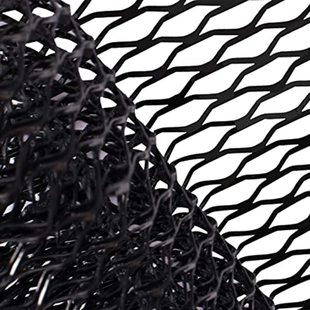 Tuning Net Bumper Shields Exterior Accessories Car Grill Mesh 100X33cm Rhombic Material Aluminum Automotive Grille Black 8238749130975