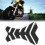 Carbon Fiber Motorcycle Fuel Oil Gas Tank Pad Sticker Protector Universal for 6