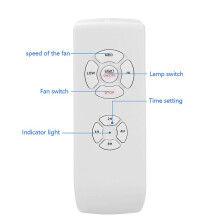 Universal Ceiling Fan Lamp Remote Control Kit Timing Control Switch Adjusted Wind Speed Transmitter Receiver