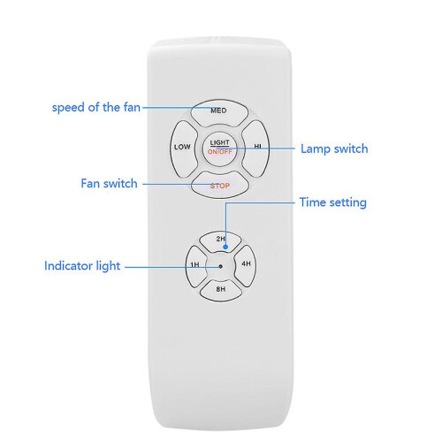 Universal Ceiling Fan Lamp Remote Control Kit Timing Control Switch Adjusted Wind Speed Transmitter Receiver