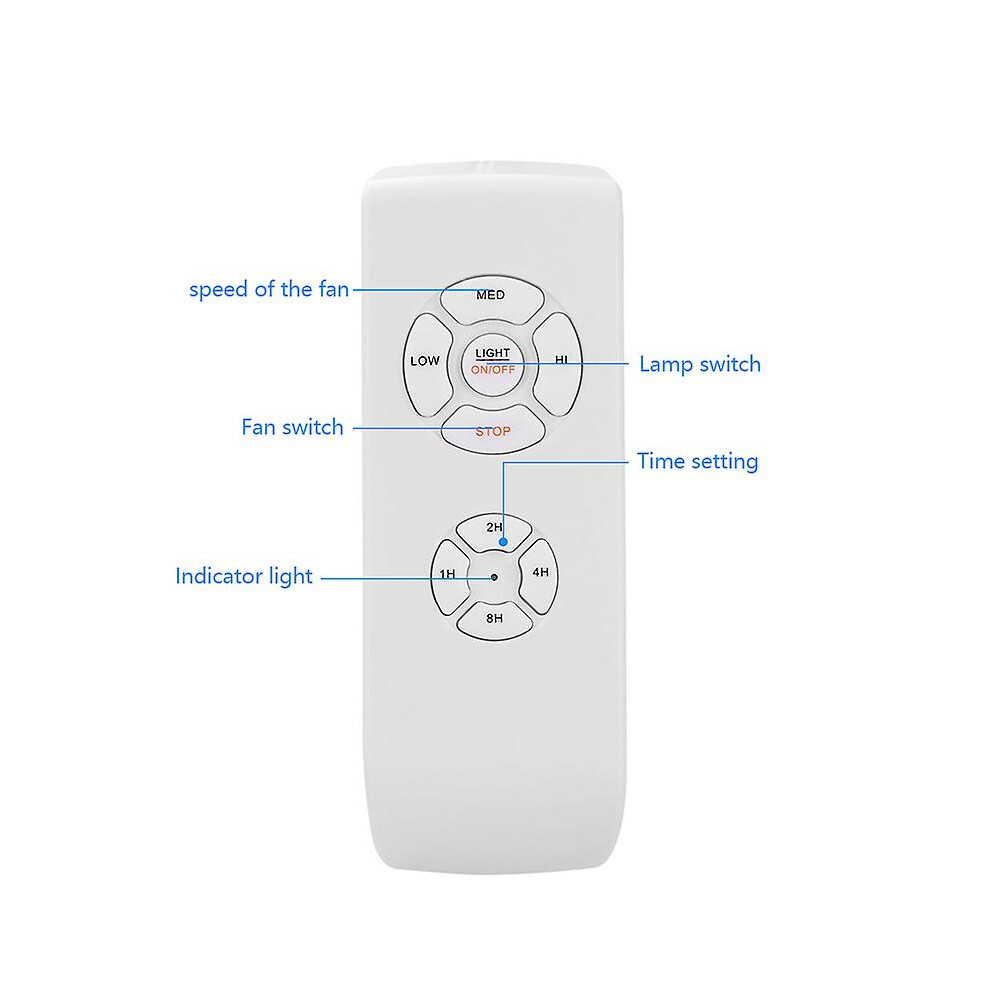 Universal Ceiling Fan Lamp Remote Control Kit Timing Control Switch Adjusted Wind Speed Transmitter Receiver