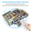 Universal Ceiling Fan Lamp Remote Control Kit Timing Control Switch Adjusted Wind Speed Transmitter Receiver 2