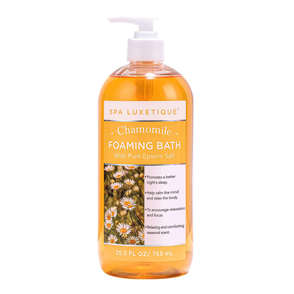 Chamomile Scent Shower Gel Foaming Bath with Pure Epsom Salt
