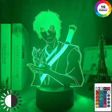 The Last Airbender Zuko Lamp For Home Decoration Birthday Gift Led Night Light Bedroom Decor Light Cartoon Lamp