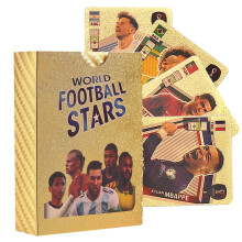 World Football Star Soccer Star Cards Champions League Football Collectible Cards Soccer Top Card Game Educational Card Legends of World Football Gift