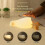 Miman Lying Duck Night Light Rechargeable Duck Night Lamp Touch Control Bedside Light 3