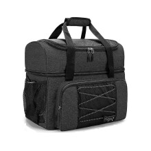 Bowling Ball Bag, 2 Balls Bowling Bag With Removable Padded Cushion And Ball Holder