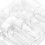 Travel Toiletry Bottle Set Clear Plastic, 7 Pieces 14