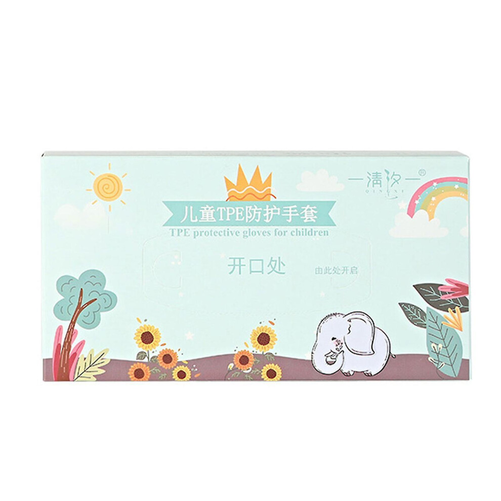 100pcs Gloves For Kids Food Safe Gloves Transparent For Kids 3-12 Years Old-image-OPC-PDNYBXW-NEW