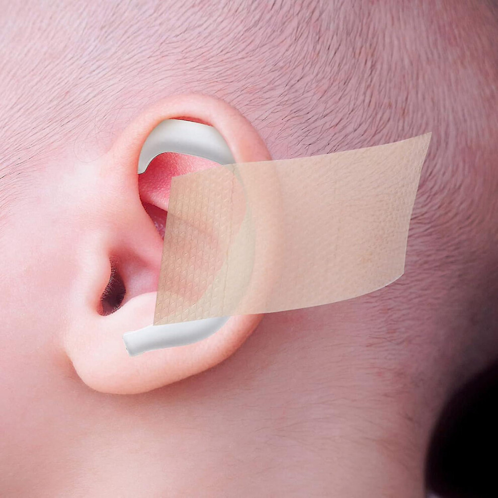 1 Roll Baby Ear Aesthetic Corrector Infant Silicone Auricle Correction Patch, Aesthetic Corrector For Babies With A Pair Ear Supports, Brown