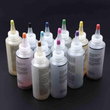 12 Colors Diy Permanent Tie Dye Pigment Set For Fabric Textile Crafts Clothes Mengxi