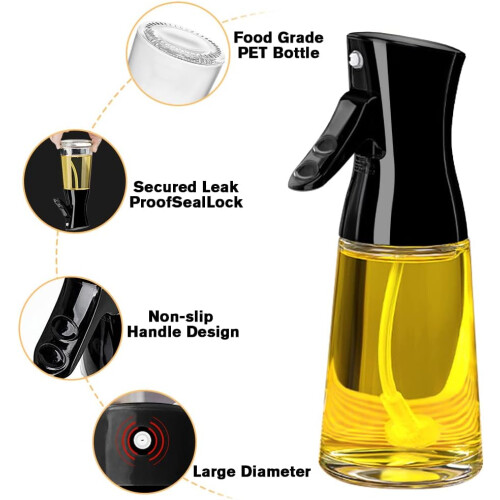 Olivenölzerstäuber zum Kochen, 180ML Glasölspender 1