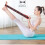 (Red) Yoga Belt With 8 Loops Gymnastics Dance Stretch Band Exercise Elastic Strap Belt 5