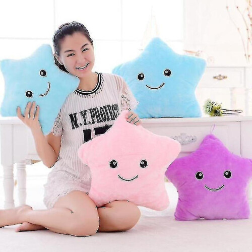 Star/child Shaped Soft Light Up Cushion (yellow Star) 1