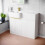 NES Home Nes Home Left Hand Brushed Brass Handles Vanity Unit With Tap WC Unit 1