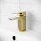 NES Home Nes Home Left Hand Brushed Brass Handles Vanity Unit With Tap WC Unit 5