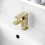 NES Home Nes Home Left Hand Brushed Brass Handles Vanity Unit With Tap WC Unit 6