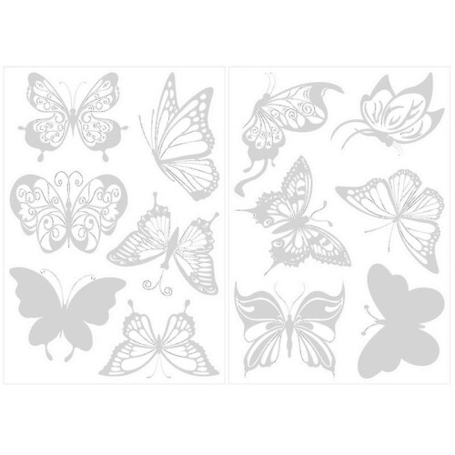 24pcs Birds Avoiding Decals