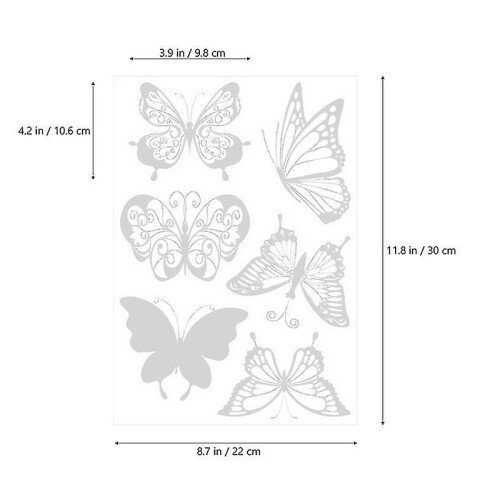 24pcs Birds Avoiding Decals 1