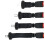 2 Packs Car Seat Belt Extender Adjustable Car Extender (36cm, Black) 4