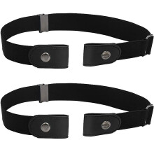 2 Pieces Invisible Stretch Belt-AdjustableBelt Without Buckle