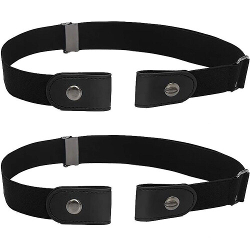 2 Pieces Invisible Stretch Belt-AdjustableBelt Without Buckle