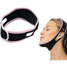 (Pink) Anti Snoring Chin Strap,stop Snoring Chin Strap For Cpap Users, Adjustable Anti Snore Reduction Device For Sleeping Better,breathable Stop Snoring Sle