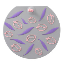 (08) Floor Drain Anti-odor Mat Flexible Silicone Floor Drain Cover Multifunctional Drain Hair Catchers