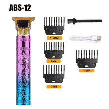 (ABS 12) Men T9 Hair Trimmer Electric Shaver Usb Cordless Hairs Clipper