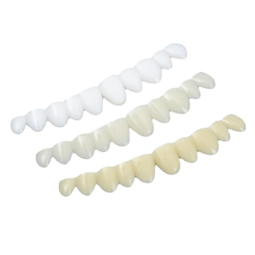 3pcs Temporary Tooth Replacement Kit - Quick Missing Tooth Fix for Front or Back Teeth, Dental Repair for Adults (ABS)