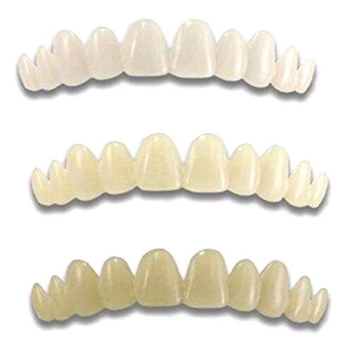 3pcs Temporary Tooth Replacement Kit - Quick Missing Tooth Fix for Front or Back Teeth, Dental Repair for Adults (ABS) 1