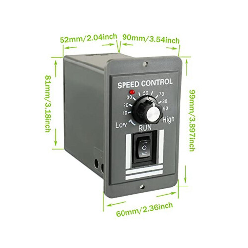 Dc 12-60v Motor Speed Controller 20a Adjustable Pwm Controller Switch Forward/reverse Electric Moto 2