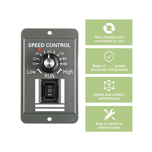 Dc 12-60v Motor Speed Controller 20a Adjustable Pwm Controller Switch Forward/reverse Electric Moto 1