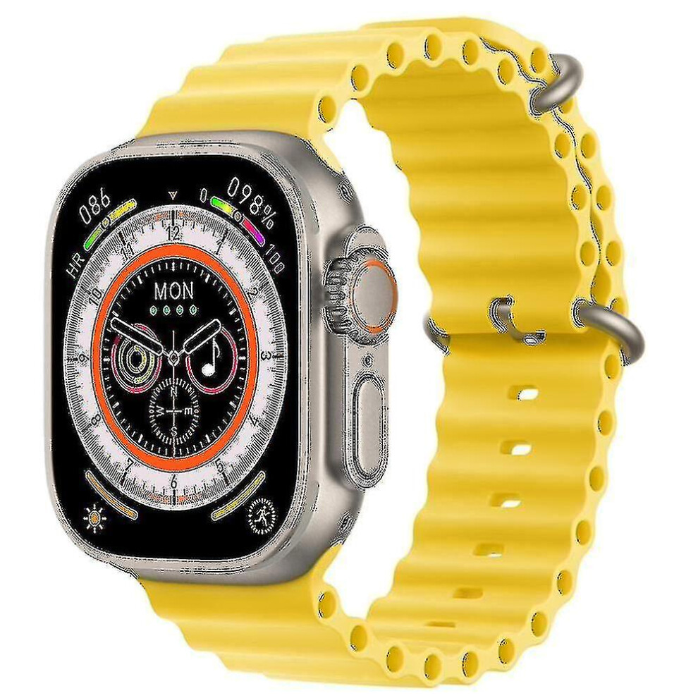 (Color3) Hk8 Pro Max Ultra Men 49Mm Amoled Screen Compass Nfc Smartwatch 9033322378046