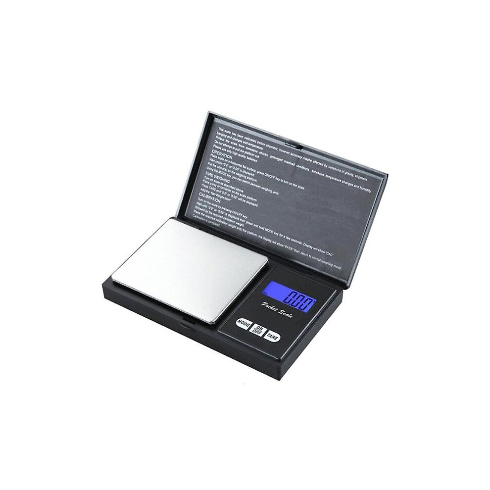 Collapsible Digital Pocket Scale - 500 G Black 9033322383446