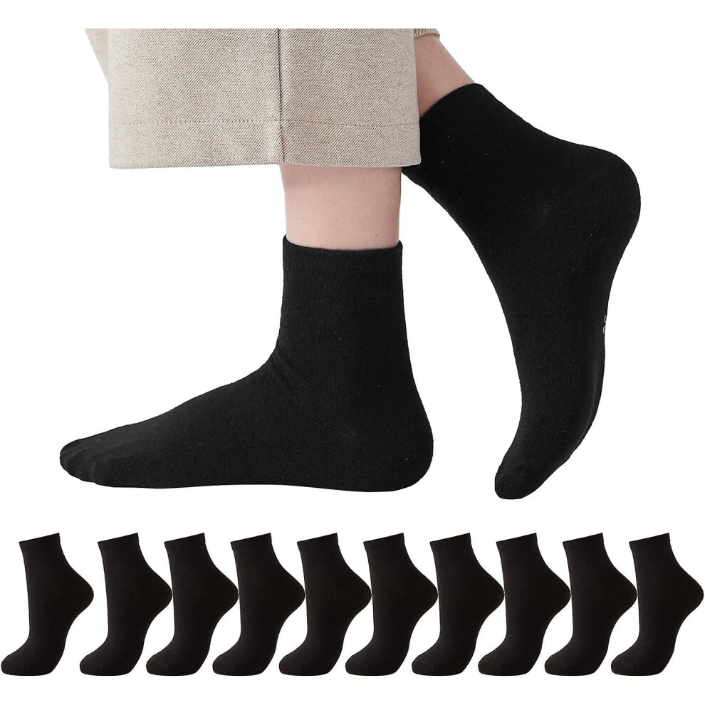 Womens Dress Socks - 100% Cotton Crew Socks on OnBuy