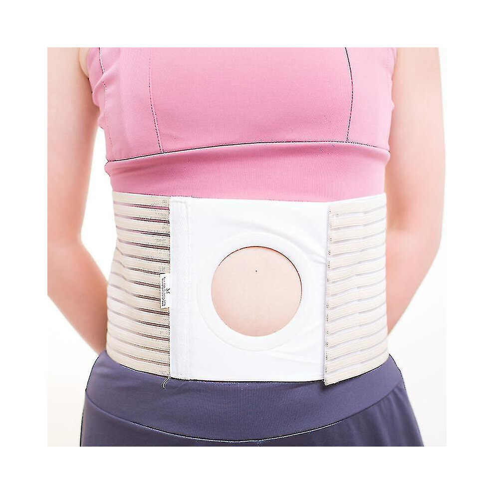 (M, COLOR) Adjustable Ostomy Hernia Belt (hole 3.14) Unisex Stoma Support With Stoma Opening For Colostomy Bag To Prevent_s