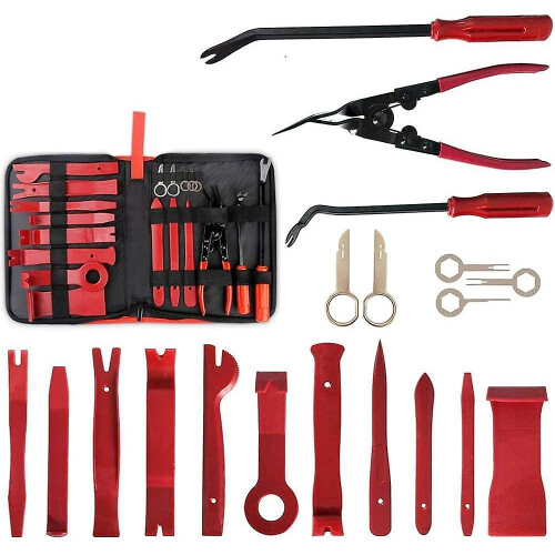 19pcs Auto Trim Removal Tools Universal Car Trim Removal Tools Kit Removal Tools For Car Door Panel Dashboard