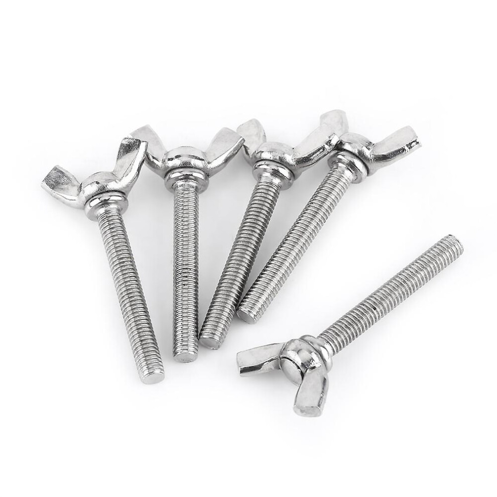 5 Pcs M5 Wing Bolts Wing Screw Stainless Steel Wing Bolts Screw Thumb Hand Screws[m5*10mm]-image-OPC-PDNZYKS-NEW