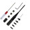 Durable Red Laser Bore Sighter Set For Any .22 To .50 Handguns Scope Collimator Kit Adjustable 1